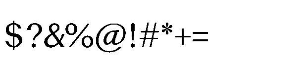 Reclett Regular Font OTHER CHARS
