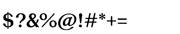 Reclett Semi Bold Font OTHER CHARS