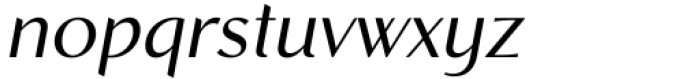 Recline Italic Font LOWERCASE