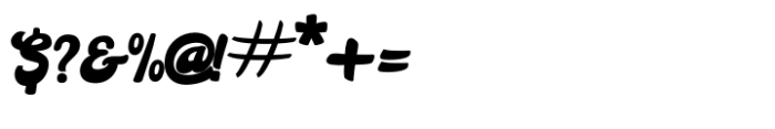 Recolla Extra Bold Font OTHER CHARS