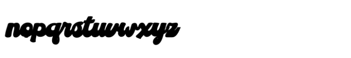 Recolla Extra Bold Font LOWERCASE