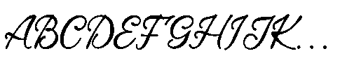 Record Struggle Script Regular Font UPPERCASE