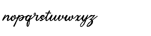 Record Struggle Script Regular Font LOWERCASE