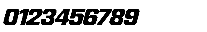 Recorder Basic Black Slanted Font OTHER CHARS