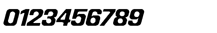 Recorder Basic Bold Slanted Font OTHER CHARS