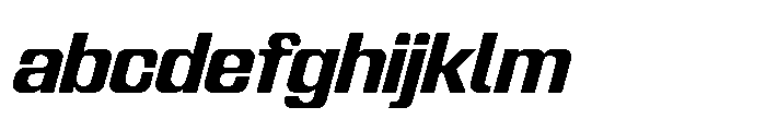 Recorder Basic Bold Slanted FONT