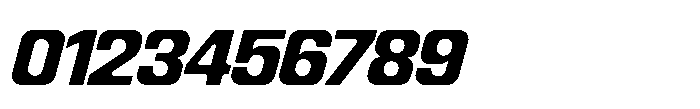 Recorder Basic Extrabold Slanted Font OTHER CHARS