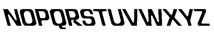 Recorder Basic Medium Backslanted Font UPPERCASE