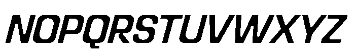Recorder Basic Medium Slanted Font UPPERCASE