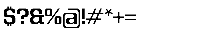 Recorder Basic Medium Font OTHER CHARS