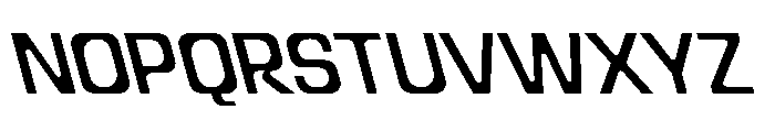 Recorder Basic Regular Backslanted Font UPPERCASE