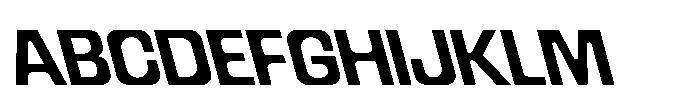 Recorder Basic Semibold Backslanted Font UPPERCASE