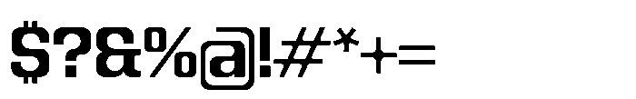 Recorder Basic Semibold Font OTHER CHARS