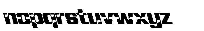 Recorder Capsule Black Backslanted Font LOWERCASE