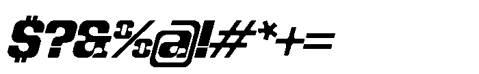 Recorder Capsule Black Slanted Font OTHER CHARS