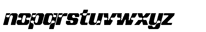 Recorder Capsule Black Slanted Font LOWERCASE