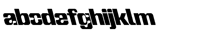 Recorder Mixed Black Backslanted FONT