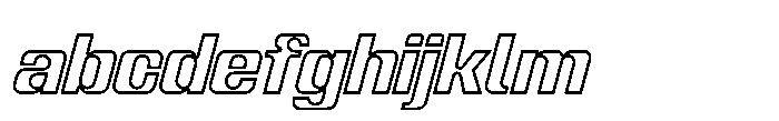 Recorder Outline Black Slanted FONT