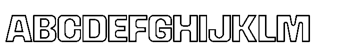 Recorder Outline Black Font UPPERCASE