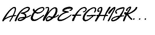 Recordo Cinema Italic Font UPPERCASE