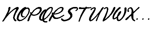 Recordo Cinema Italic Font UPPERCASE
