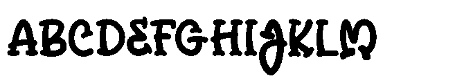 Red Chili powder Font UPPERCASE