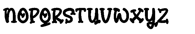Red Chili powder Font UPPERCASE