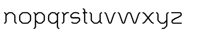 Red Fortune Light Font LOWERCASE