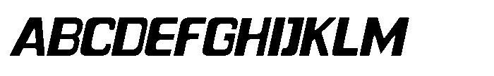 Red Parrot Bold Italic Font UPPERCASE