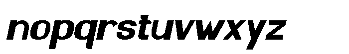 Red Parrot Extra Bold Italic Font LOWERCASE
