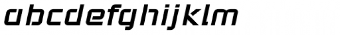 Red Thinker Bold Italic Font LOWERCASE