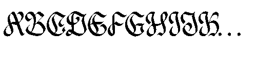 Redagon Font UPPERCASE