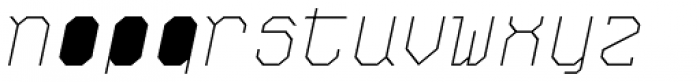 Redaktor Black Italic Font LOWERCASE