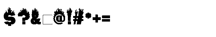 Redfire Font OTHER CHARS