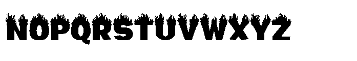 Redfire Font UPPERCASE