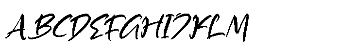 Redfish Grouper Italic Font UPPERCASE
