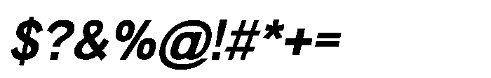 Redifine Bold Italic Font OTHER CHARS