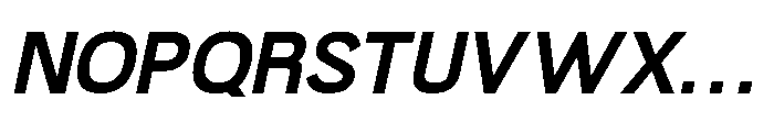 Redifine Bold Italic Font UPPERCASE