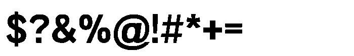 Redifine Bold Font OTHER CHARS