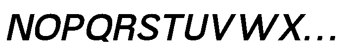 Redifine Italic Font UPPERCASE