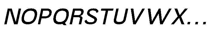 Redifine Light Italic Font UPPERCASE