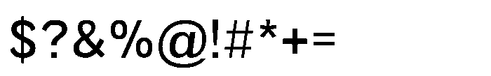 Redifine Light Font OTHER CHARS