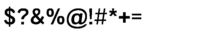 Redifine Regular Font OTHER CHARS