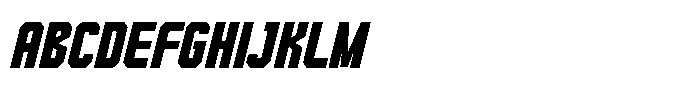Redline Condensed Italic FONT
