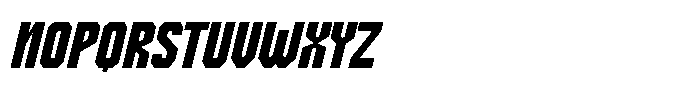 Redline Condensed Italic Font LOWERCASE