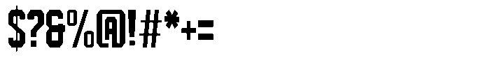 Redline Condensed Font OTHER CHARS