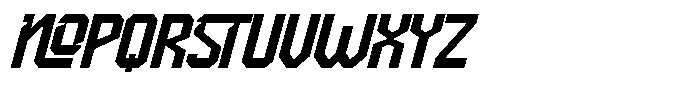 Redline Italic Font UPPERCASE