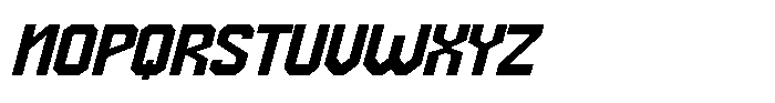 Redline Italic Font LOWERCASE