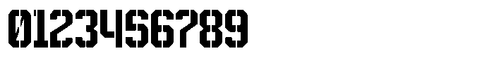 Redline Stencil Font OTHER CHARS
