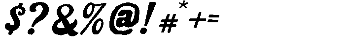 Redmont Script Font OTHER CHARS